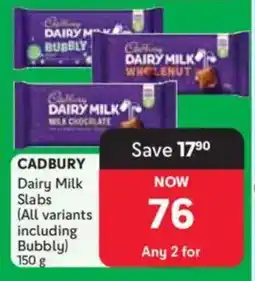 Makro CADBURY Dairy Milk Slabs offer