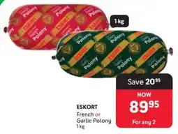 Makro Eskort French or Garlic Polony offer