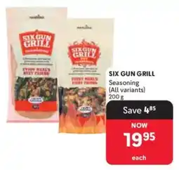 Makro Six Gun Grill Seasoning offer