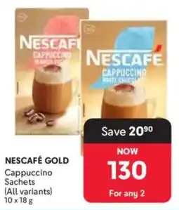 Makro Nescafé Gold Cappuccino Sachets offer