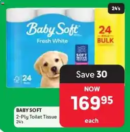 Makro Baby Soft 2-Ply Toilet Tissue offer
