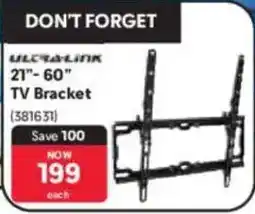Makro Ultra-link 21"-60" TV Bracket offer