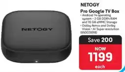 Makro Netogy Pro Google TV Box offer