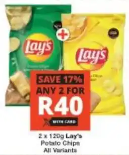 Checkers Lay's Potato Chips All Variants offer