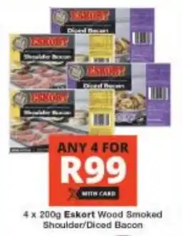 Checkers Eskort Wood Smoked Shoulder/ Diced Bacon offer