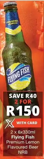 Checkers Liquor Shop Flying Fish Premium Lemon Flavoured Beer NRB offer