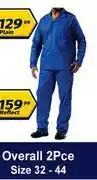 K Carrim Overall 2 Pce Size 32-44 (Plain) offer
