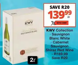 Checkers Liquor Shop KWV Collection Sauvignon Blanc White offer