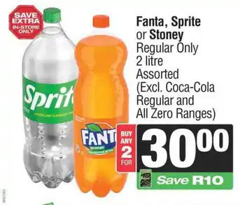 Fanta Sprite or Stoney