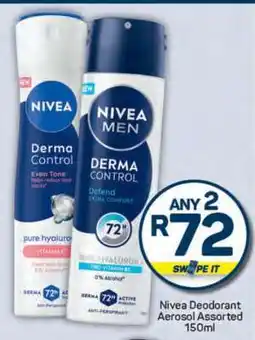 Pick n Pay Nivea Deodorant Aerosol Assorted 150ml offer