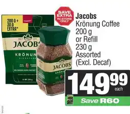 Spar Jacobs Krönung Coffee offer