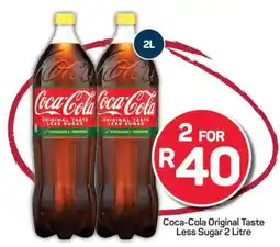 Pick n Pay Coca-Cola Original Taste Less Sugar 2 Litre offer