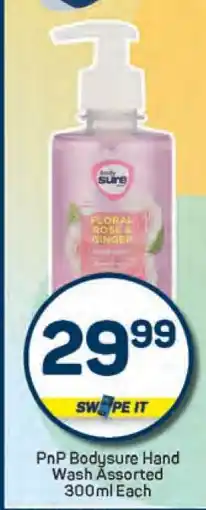 Pick n Pay PnP Bodysure Hand Wash Assorted 300ml Each offer