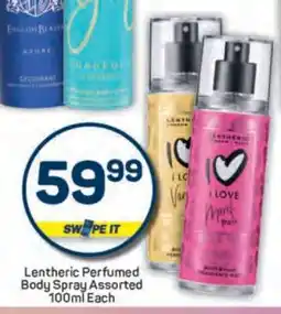 Pick n Pay Lentheric Perfumed Body Spray Assorted 100ml Each offer