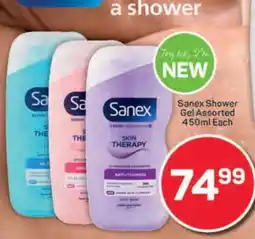 Pick n Pay Sanex Shower Gel Assorted 450ml Each offer