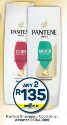 Pick n Pay Pantene Shampoo or Conditioner Assorted 360/400ml offer