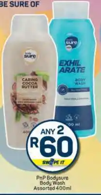 Pick n Pay PnP Bodysure Body Wash Assorted 400ml offer