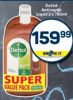 Pick n Pay Dettol Antiseptic Liquid 2 x 750ml offer
