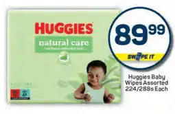 Pick n Pay Huggies Baby Wipes Assorted 224/288s Each offer