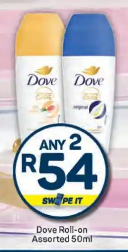 Pick n Pay Dove Roll-on Assorted 50ml offer