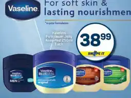 Pick n Pay Vaseline Petroleum Jelly Assorted 250ml Each offer