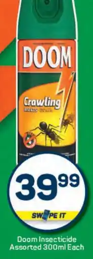 Pick n Pay Doom Insecticide Assorted-300ml Each offer