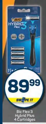 Pick n Pay Bic Flex 3 Hybrid Plus 4 Cartridges offer