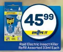 Pick n Pay Raid Electric Insect Killer Refill Assorted 33ml Each offer