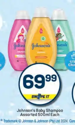 Pick n Pay Johnson's Baby Shampoo offer