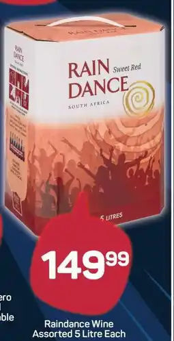 Pick n Pay Raindance Wine Assorted 5 Litre Each offer