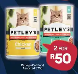 Pick n Pay Petley's Cat Food Assorted 375g offer