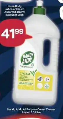 Pick n Pay Handy Andy All Purpose Cream Cleaner Lemon 1.5 Litre offer