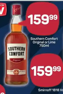 Pick n Pay Southern Comfort Original or Lime 750ml offer