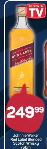 Pick n Pay Johnnie Walker Red Label Blended Scotch Whisky 750ml offer