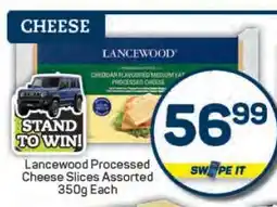 Pick n Pay Lancewood Processed Cheese Slices Assorted 350g Each offer