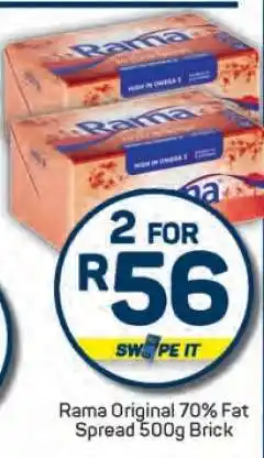 Pick n Pay Rama Original 70% Fat Spread 500g Brick offer