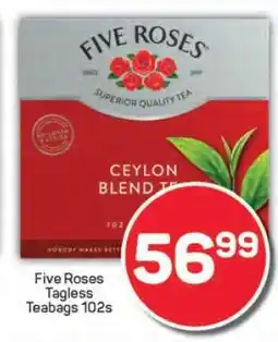 Pick n Pay Five Roses Tagless Teabags 102s offer