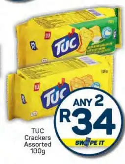 Pick n Pay Tuc Crackers Assorted 100g offer