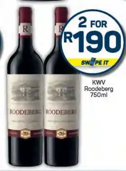 Pick n Pay KWV Roodeberg 750ml offer