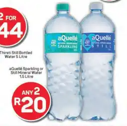 Pick n Pay aQuellé Sparkling or Still Mineral Water 1.5 Litre offer