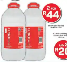 Pick n Pay Thirsti Still Bottled Water 5 Litre offer