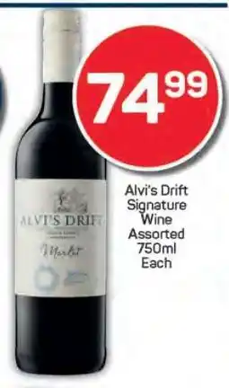 Pick n Pay Alvi's Drift Signature Wine Assorted 750ml Each offer