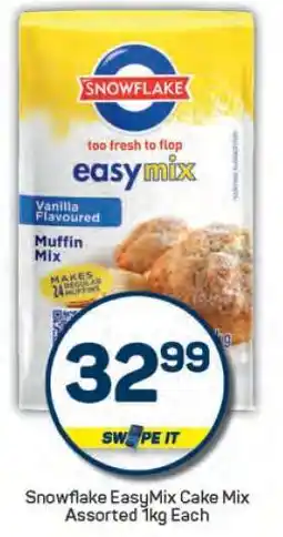 Pick n Pay Snowflake EasyMix Cake Mix Assorted 1kg Each offer
