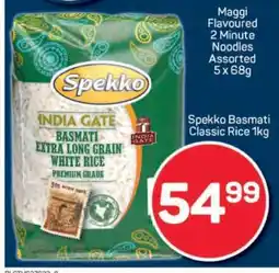 Pick n Pay Spekko Basmati Classic Rice 1kg offer