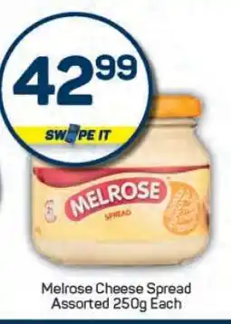 Pick n Pay Melrose Cheese Spread Assorted 250g Each offer