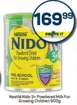 Pick n Pay Nestlé Nido 3+ Powdered Milk for Growing Children 900g offer