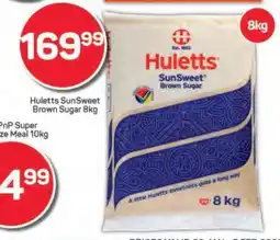 Pick n Pay Huletts SunSweet Brown Sugar 8kg offer