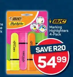 Pick n Pay BIC Marking Highlighters 4-Pack offer