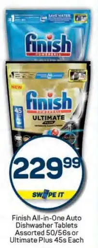 Pick n Pay Finish All-in-One Auto Dishwasher Tablets offer