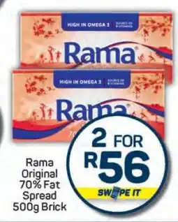Pick n Pay Rama Original 70% Fat Spread 500g Brick offer